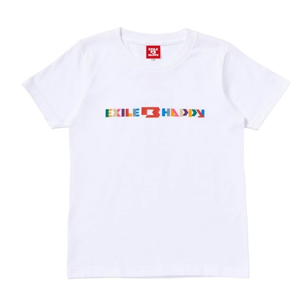 EXILE B HAPPY Tシャツ/WHITE/KIDS