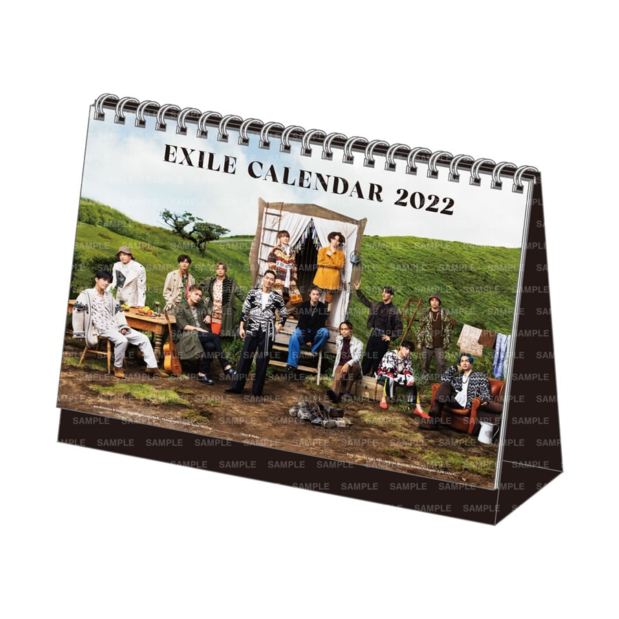 Exile Tribe Station Online Store Exile 22 カレンダー 卓上