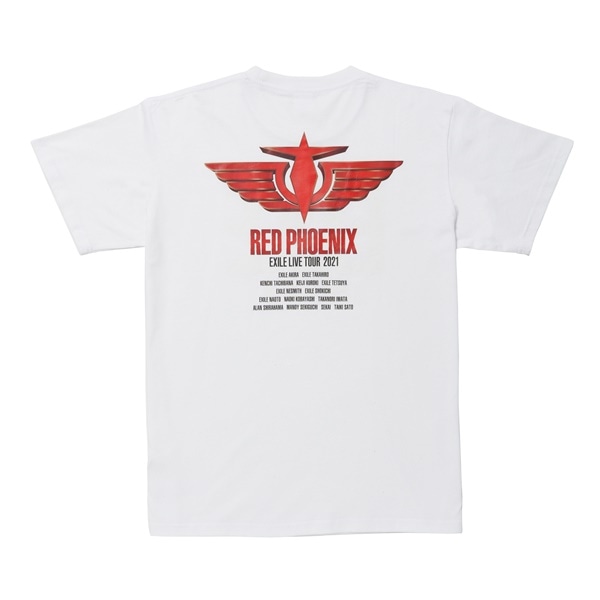 RED PHOENIX ツアーTシャツ/WHITE 詳細画像