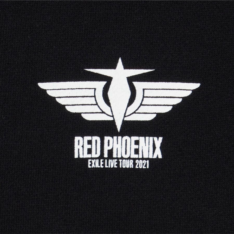 RED PHOENIX ジップアップパーカー/BLACK 詳細画像 BLACK 3