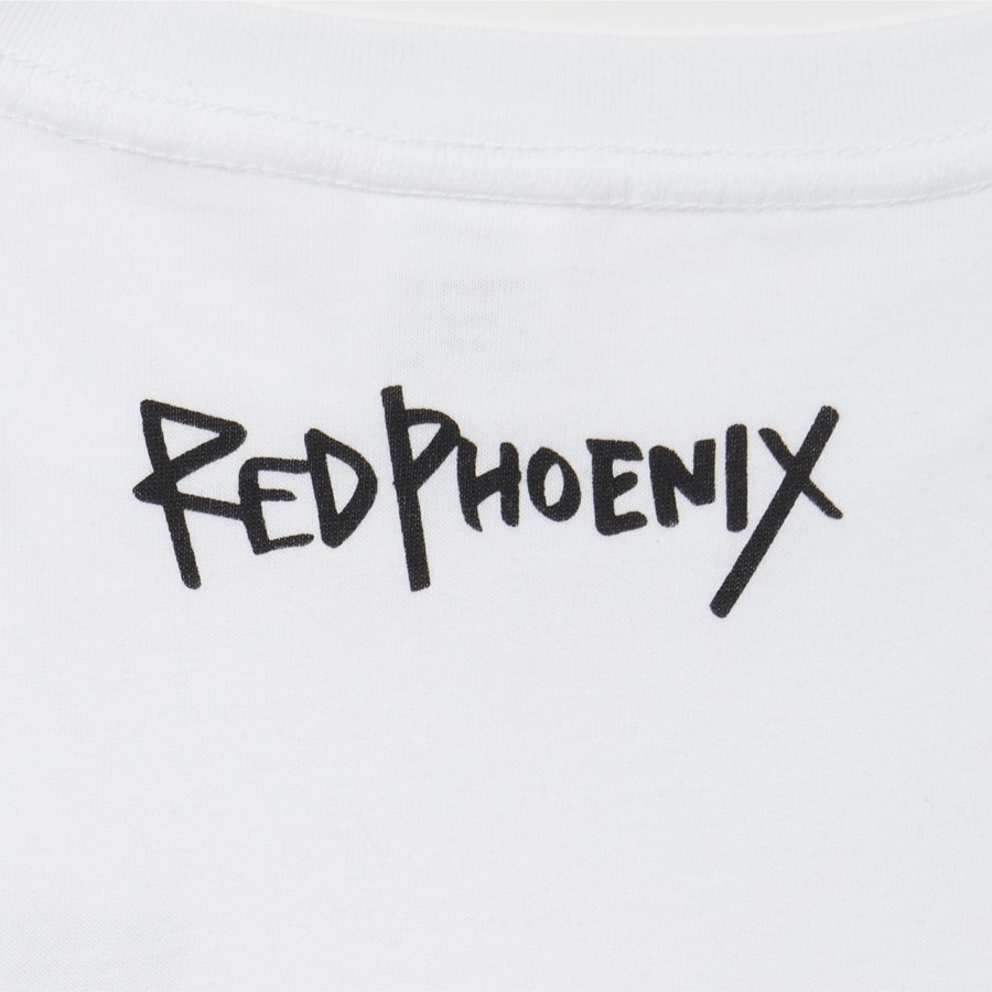 【ETS限定】RED PHOENIX フォトロングスリーブTシャツ/WHITE 詳細画像 BLACK 3