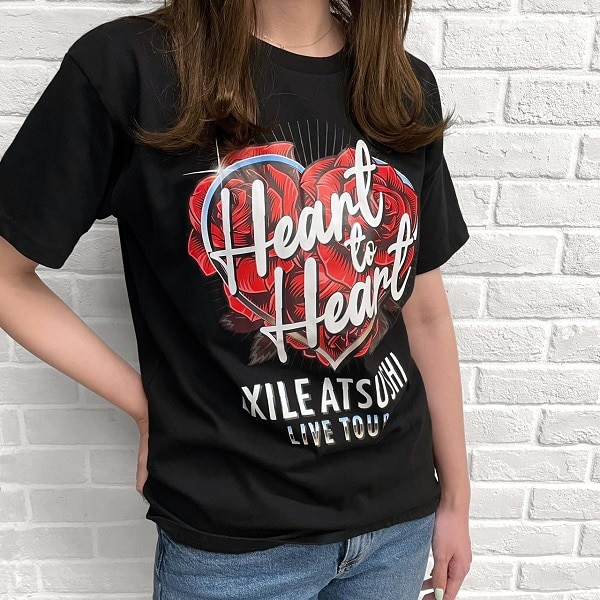 Heart to Heart ツアーTシャツ/BLACK 詳細画像