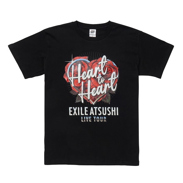 Heart to Heart ツアーTシャツ/BLACK