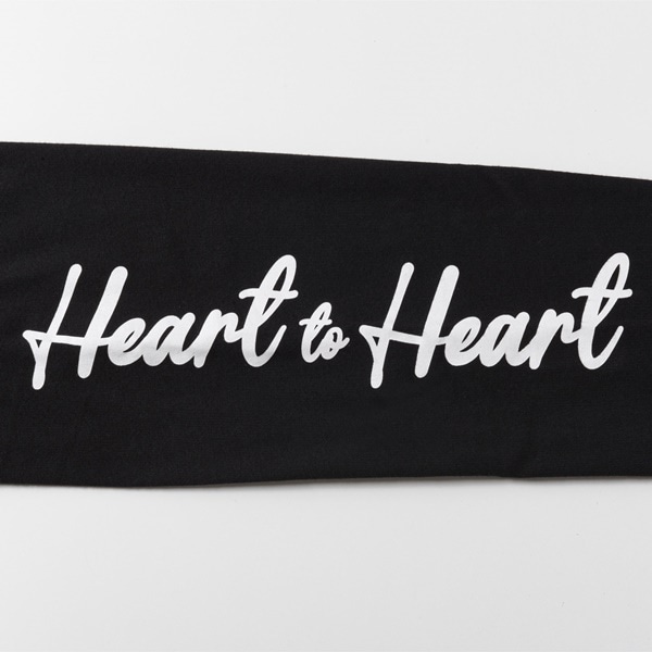 Heart to Heart ロングスリーブTシャツ/BLACK 詳細画像