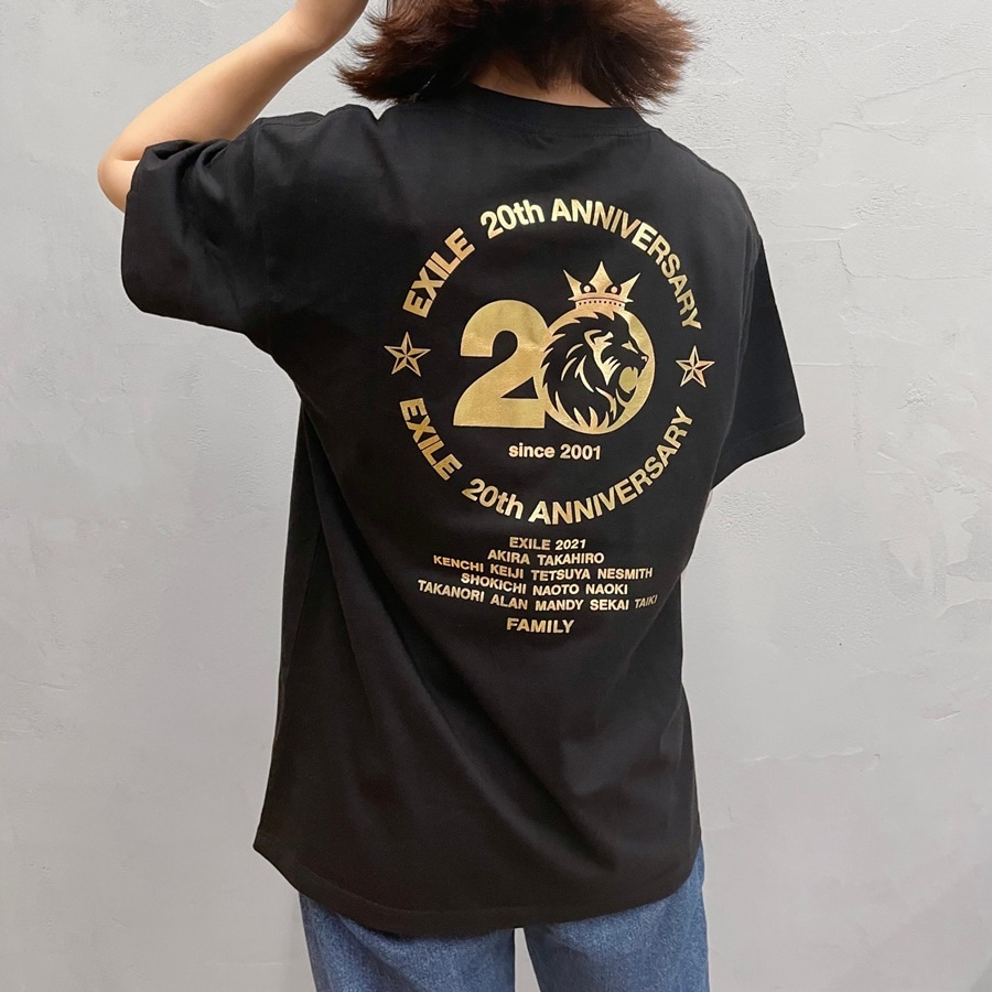 EXILE 20th ANNIVERSARY Tシャツ 詳細画像 BLACK 5