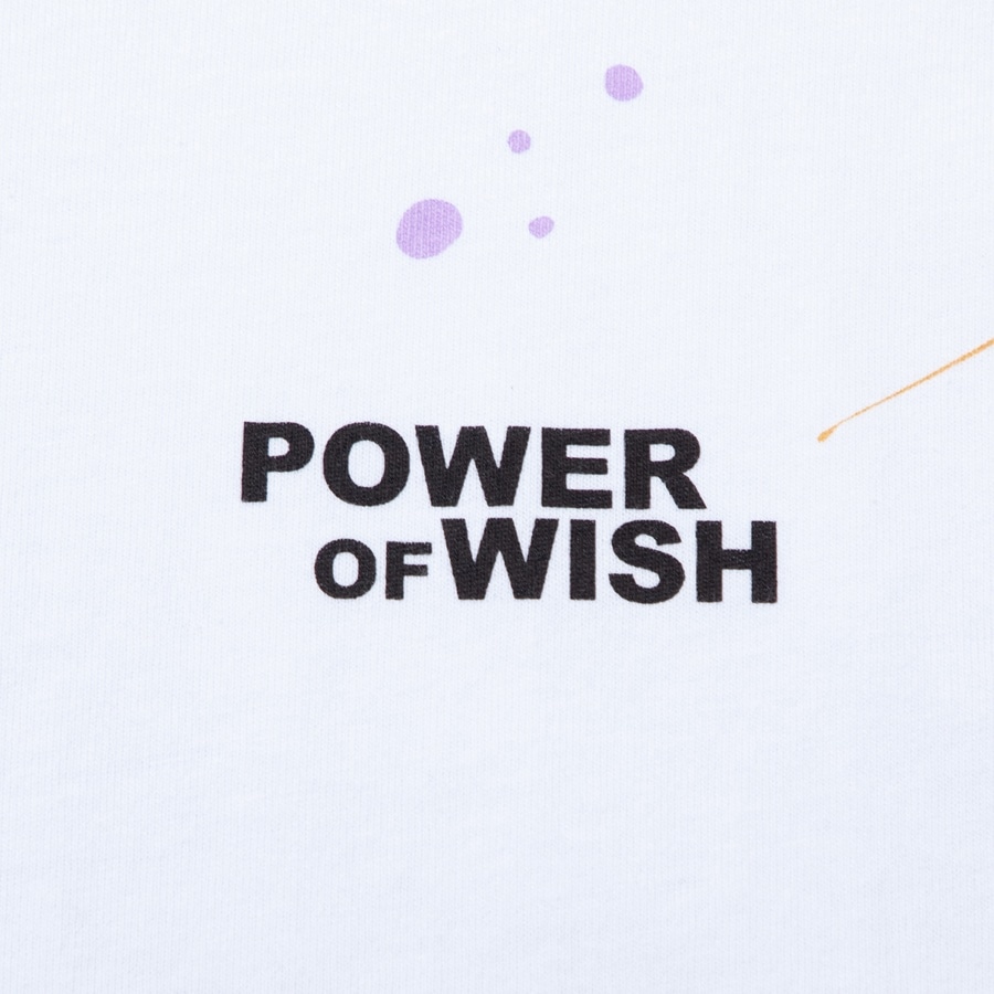 POWER OF WISH オーバーサイズロゴTシャツ/WHITE 詳細画像 WHITE 2