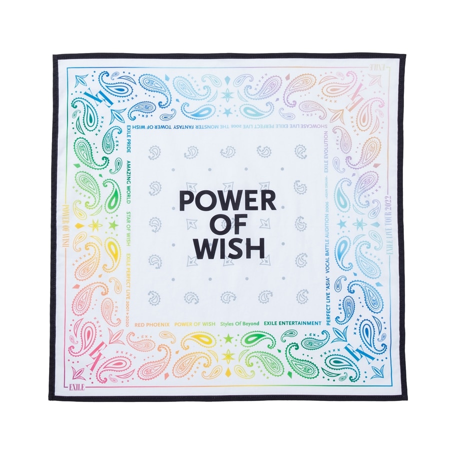 POWER OF WISH バンダナ/WHITE 詳細画像 WHITE 1