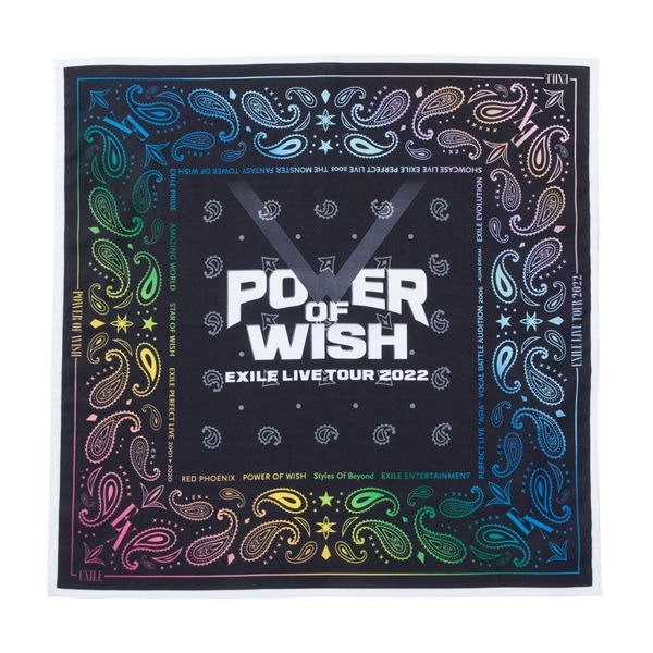 POWER OF WISH バンダナ/BLACK