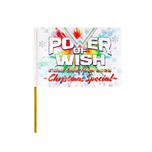POWER OF WISH フラッグ/WHITE