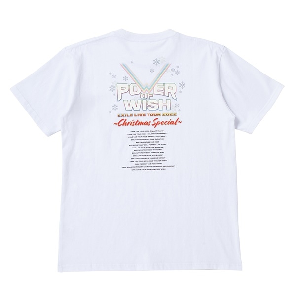 POWER OF WISH ツアーTシャツ/WHITE 詳細画像