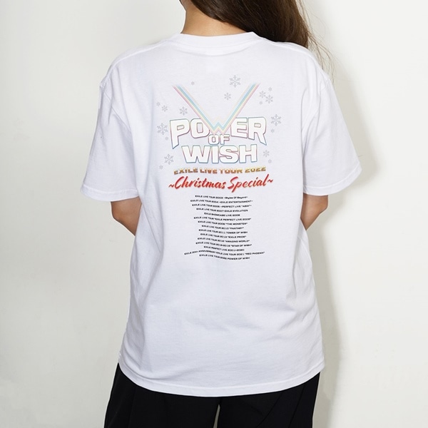 POWER OF WISH ツアーTシャツ/WHITE 詳細画像