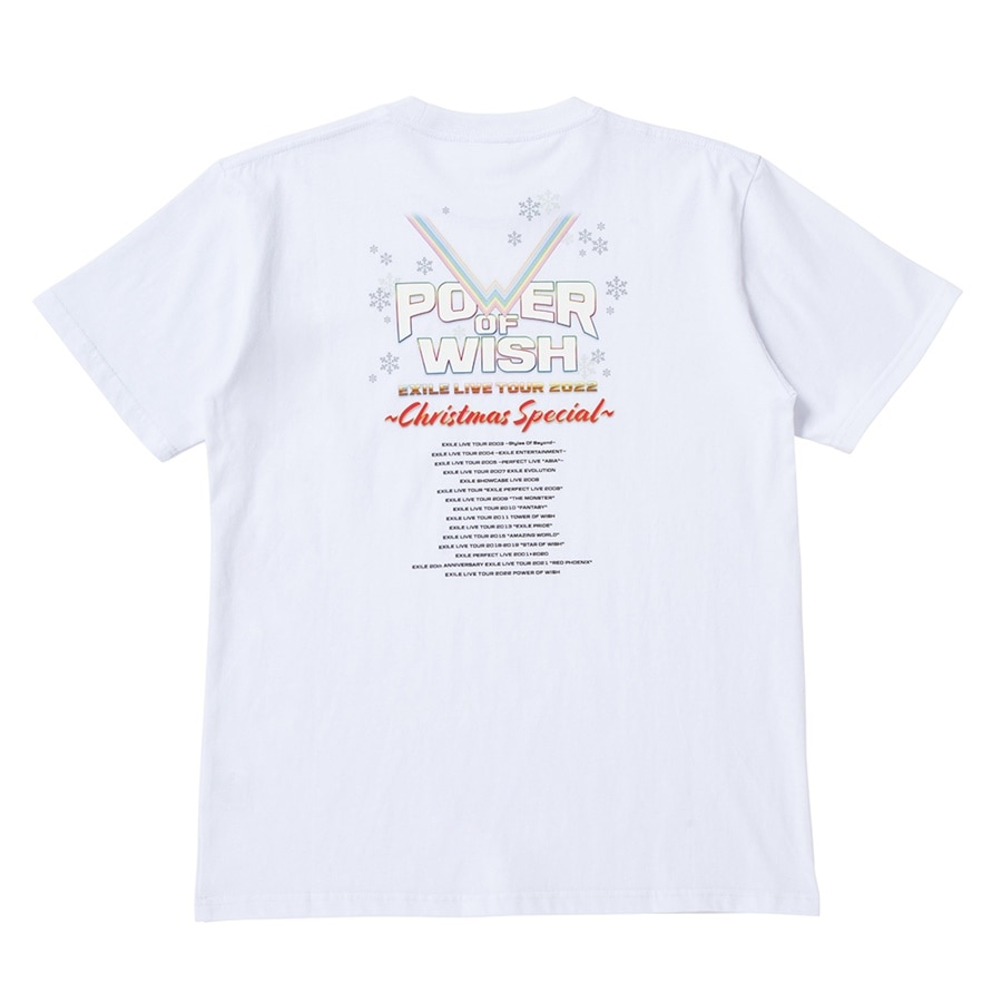 POWER OF WISH ツアーTシャツ/WHITE 詳細画像 WHITE 1
