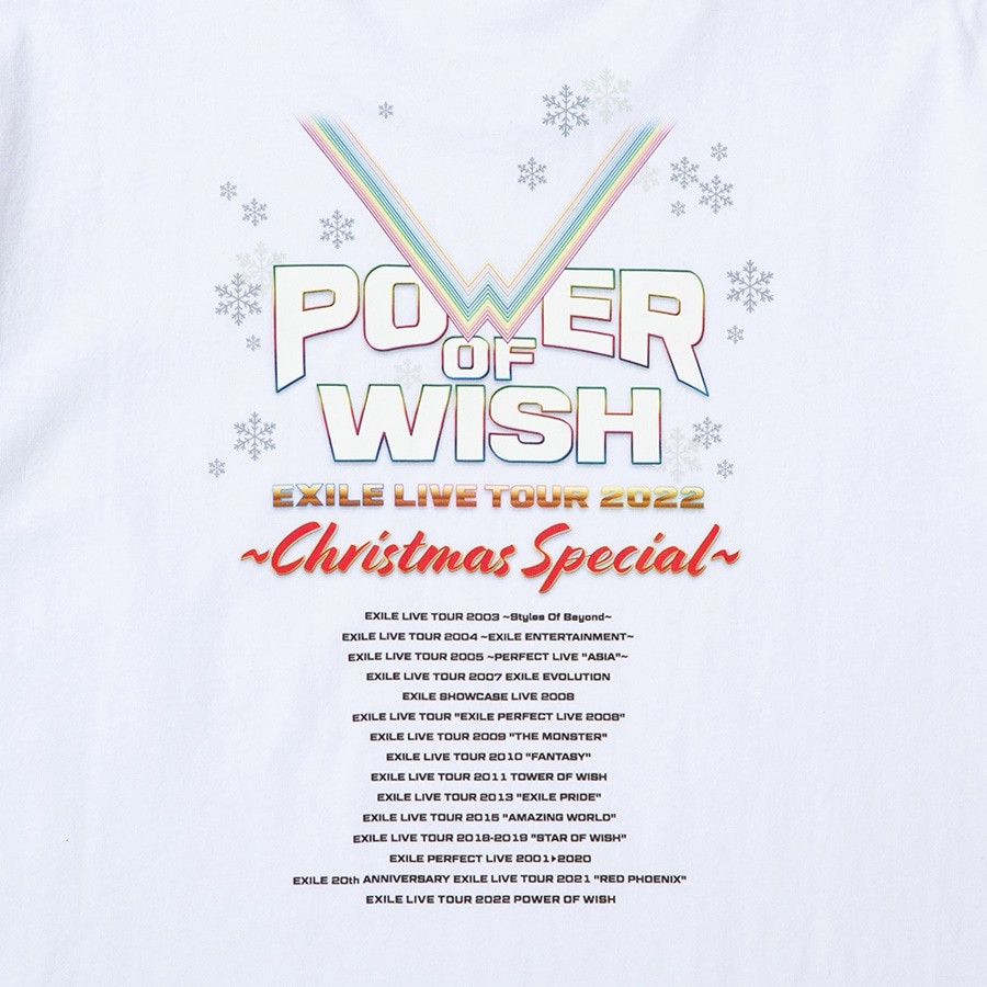 POWER OF WISH ツアーTシャツ/WHITE 詳細画像 WHITE 4