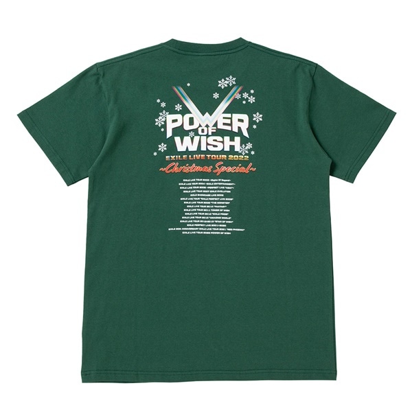 POWER OF WISH ツアーTシャツ/GREEN 詳細画像