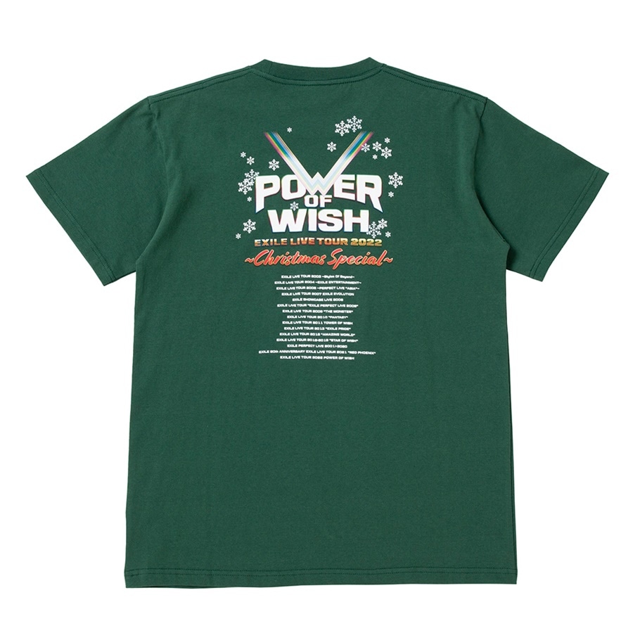 POWER OF WISH ツアーTシャツ/GREEN 詳細画像 GREEN 1