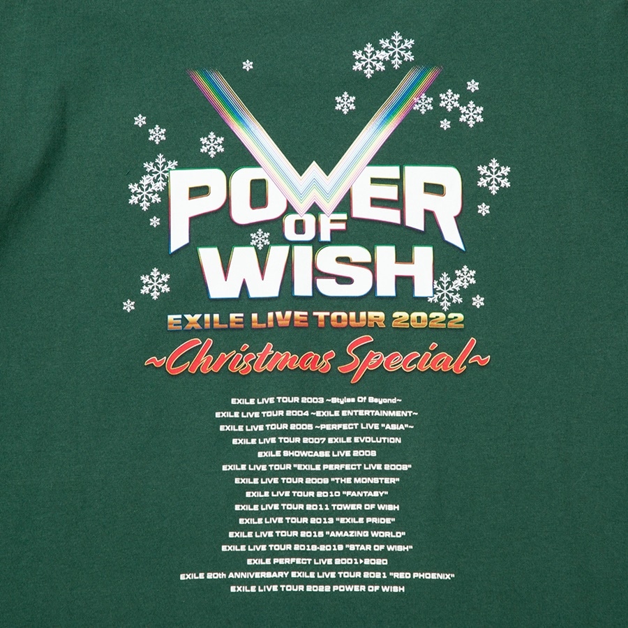 POWER OF WISH ツアーTシャツ/GREEN 詳細画像 GREEN 3