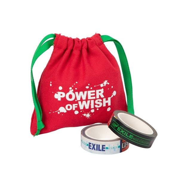 【東京限定】POWER OF WISH マスキングテープ入り巾着/RED