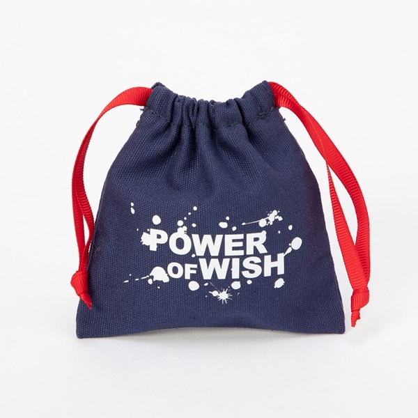 【大阪限定】POWER OF WISH マスキングテープ入り巾着/NAVY 詳細画像
