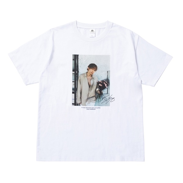 BRAIN フォトTシャツ/WHITE
