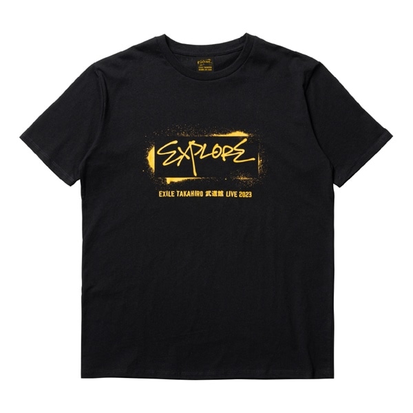 EXPLORE Tシャツ/BLACK