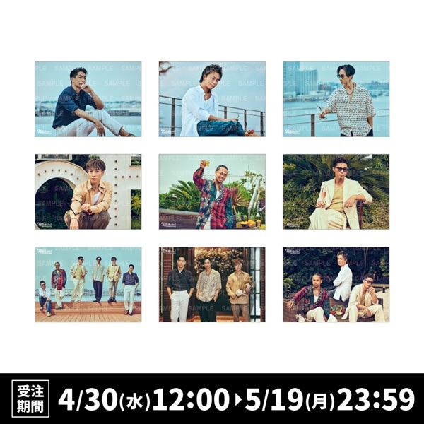 EXILE 2025 カレンダー ファブリックポスター