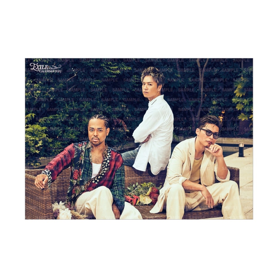 EXILE 2025 カレンダー ファブリックポスター 詳細画像 TAKAHIRO/NESMITH/SHOKICHI 1