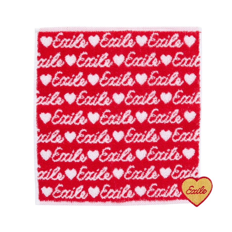 WHAT IS EXILE ハンドタオル 詳細画像 RED 1
