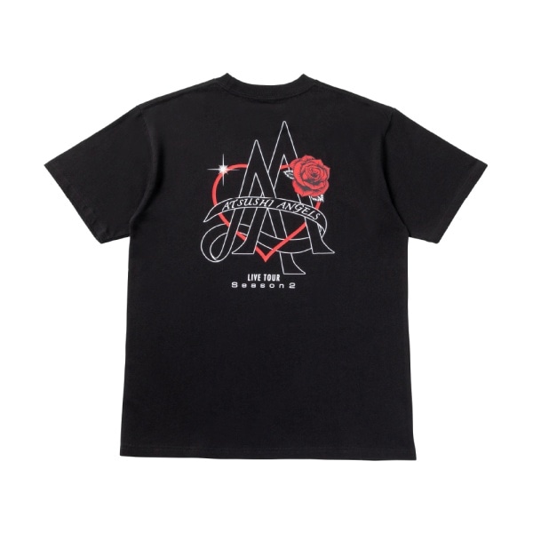 Heart to Heart Season 2 ATSUSHI ANGELS Tシャツ/BLACK 詳細画像