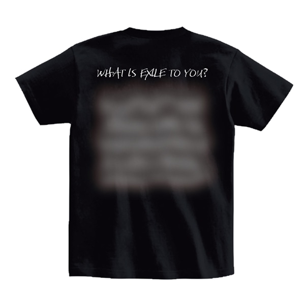 【FC限定】WHAT IS EXILE Special Thanks Tシャツ/BLACK 詳細画像