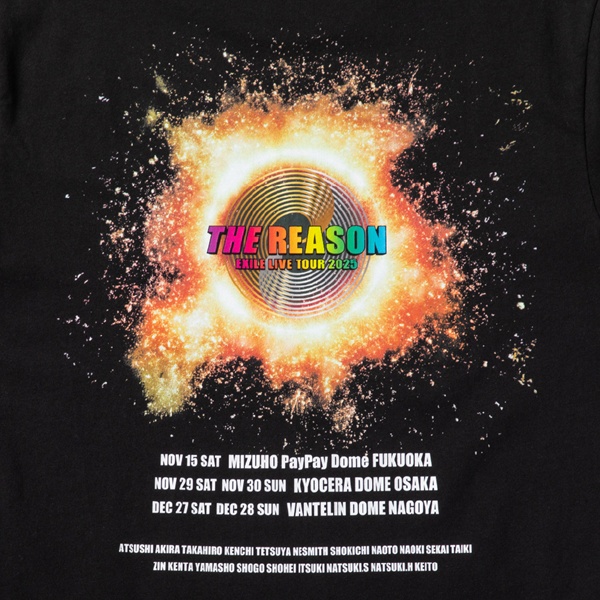 THE REASON ツアーTシャツ/BLACK 詳細画像