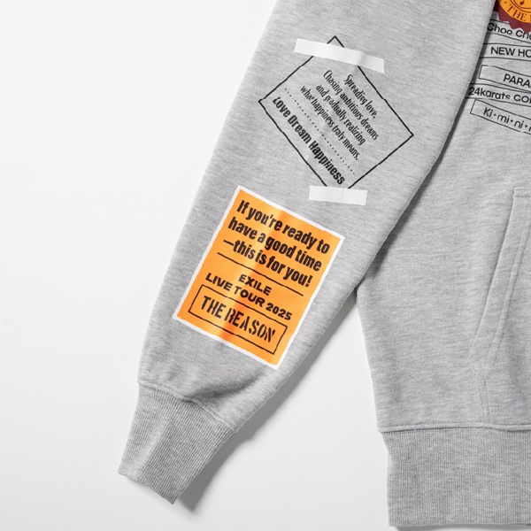 THE REASON ZIPパーカー/GLAY 詳細画像