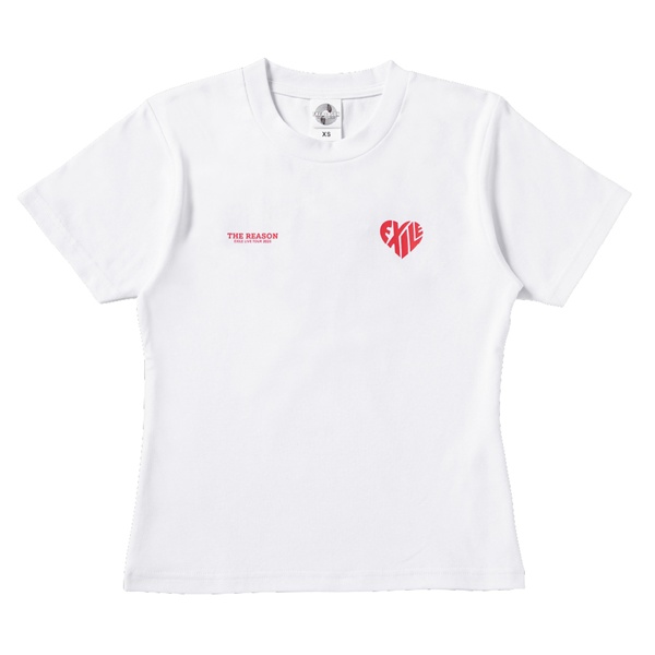THE REASON ロゴTシャツ/WHITE/XS