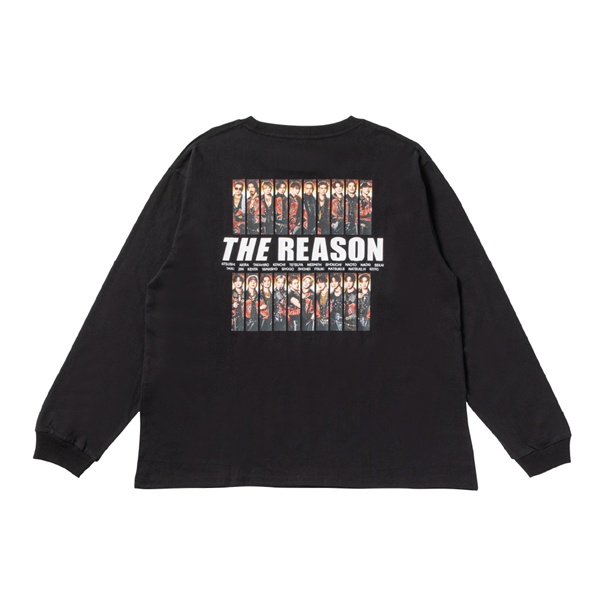 THE REASON フォトロングスリーブTシャツ/BLACK 詳細画像