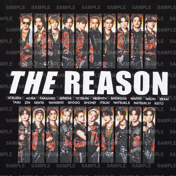 THE REASON フォトロングスリーブTシャツ/BLACK 詳細画像