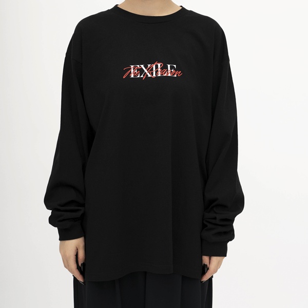 THE REASON フォトロングスリーブTシャツ/BLACK 詳細画像