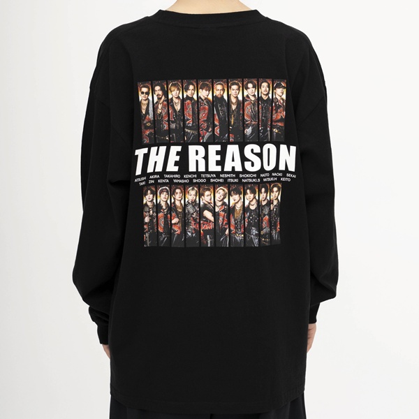 THE REASON フォトロングスリーブTシャツ/BLACK 詳細画像