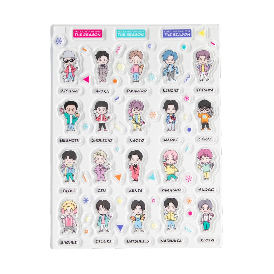 THE REASON カスタムアクリルチャームセット 詳細画像 カラー共通 1