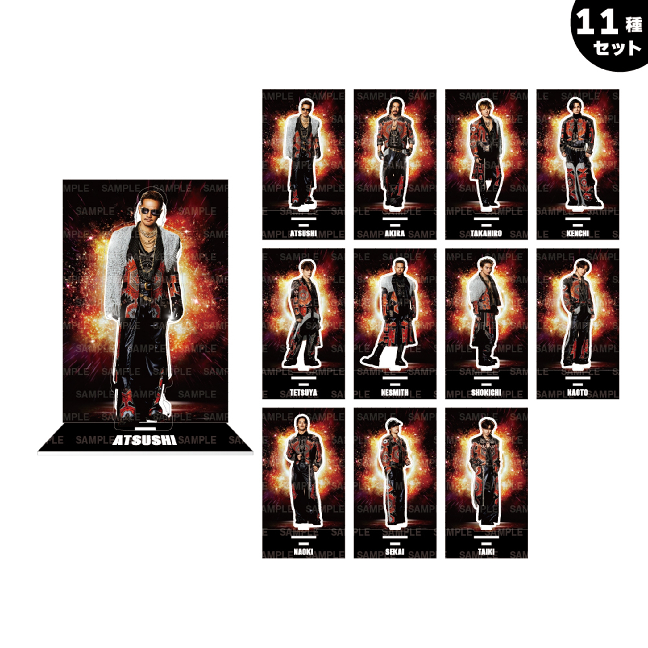 RockonSocialClub アクスタセット EXILE TRIBE STATION ONLINE STORE｜THE REASON アクリル