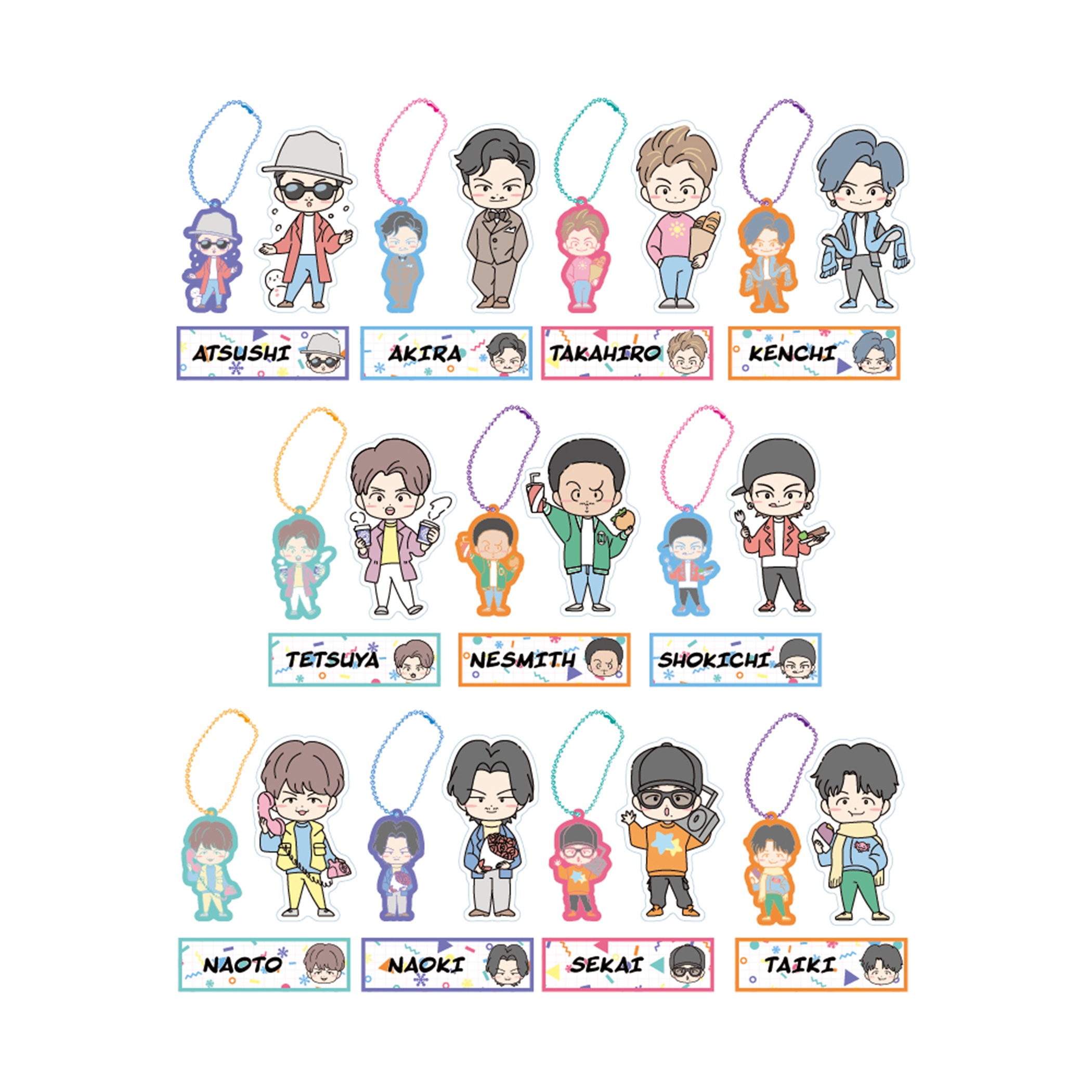 EXILE TRIBE STATION ONLINE STORE｜THE REASON ラバーキーホルダー