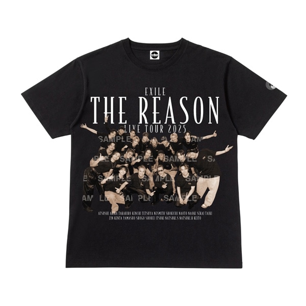 THE REASON Special Thanks フォトTシャツ/BLACK