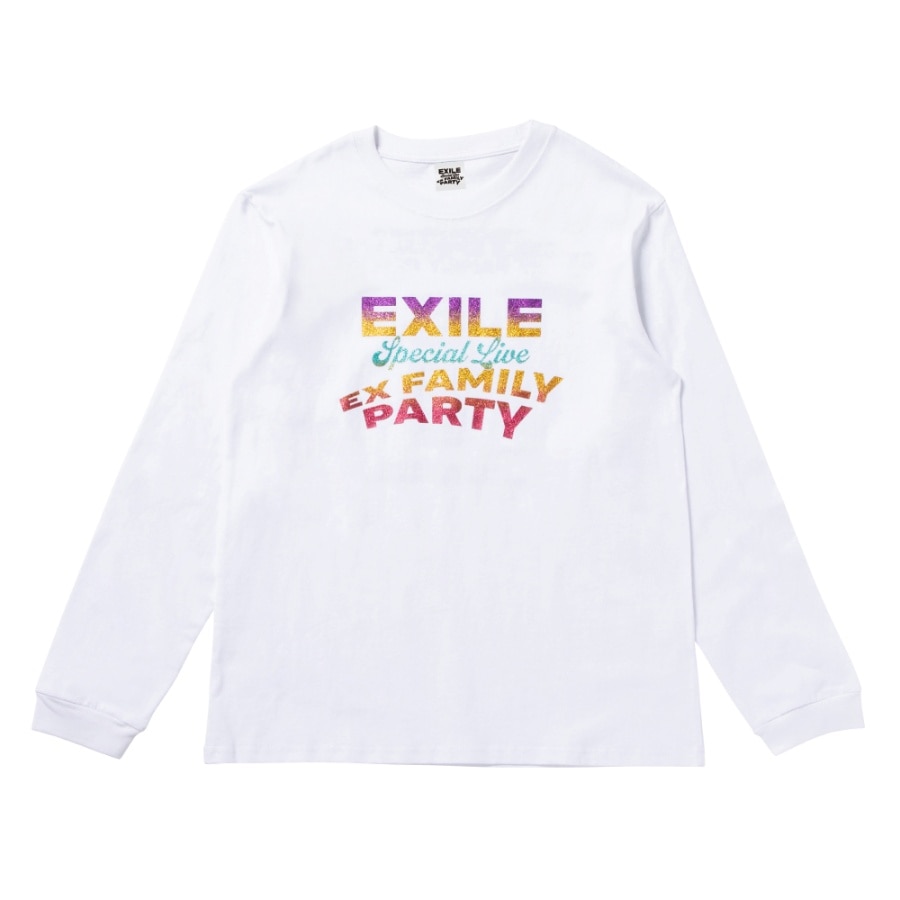 EX FAMILY PARTY ロングスリーブTシャツ/WHITE 詳細画像 WHITE 1