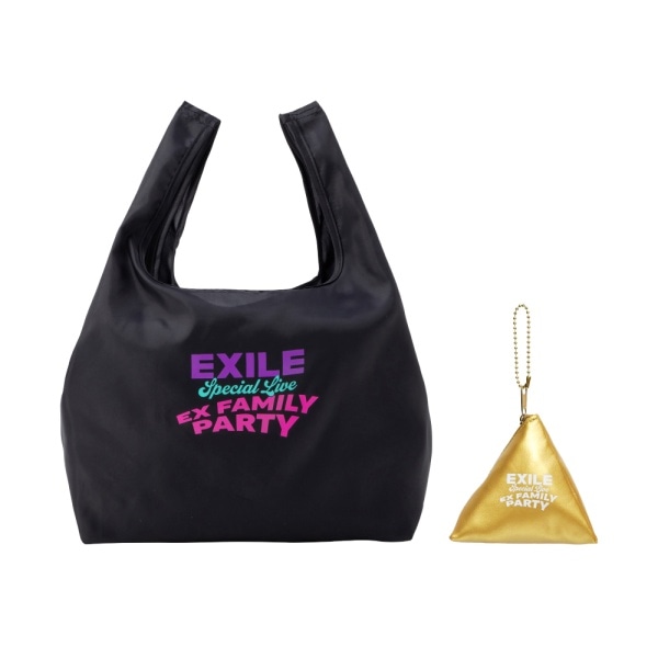 EX FAMILY PARTY ポーチ付きエコバッグ