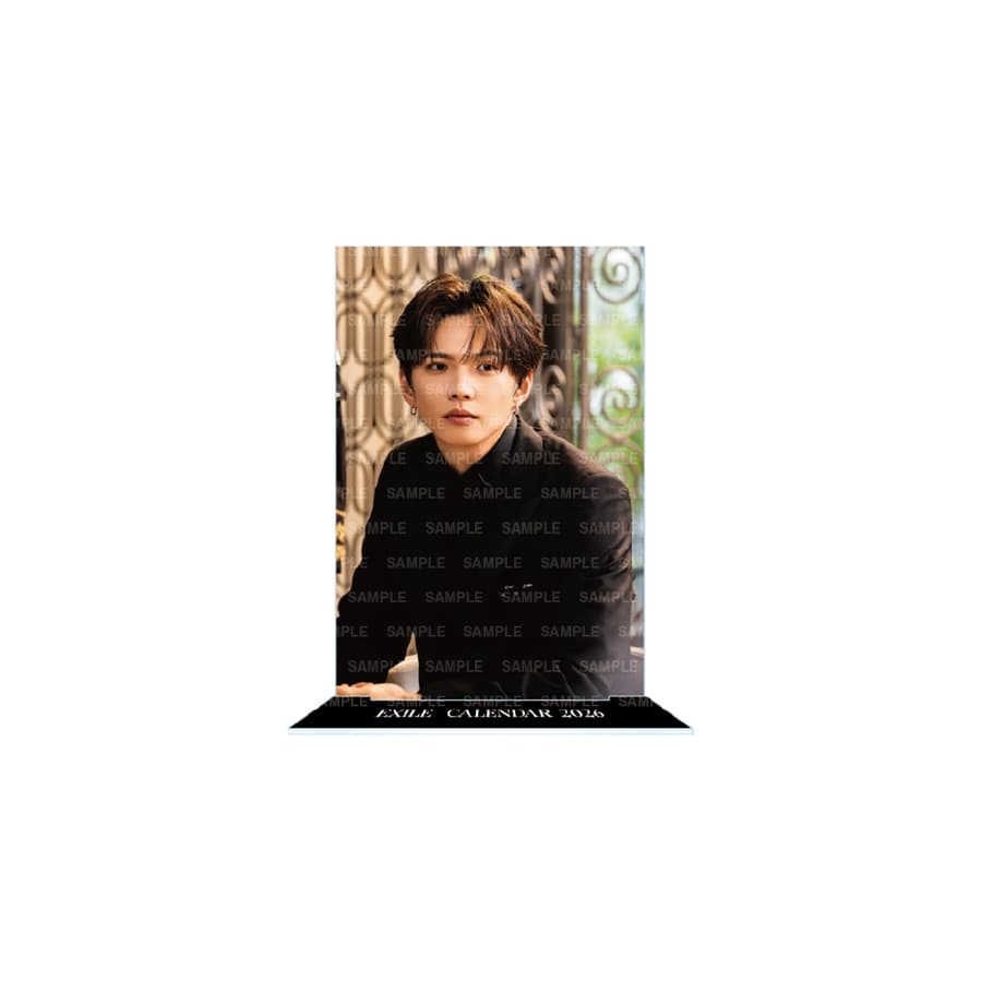 EXILE 2026 カレンダー アクリルパネル 詳細画像 佐藤大樹 1