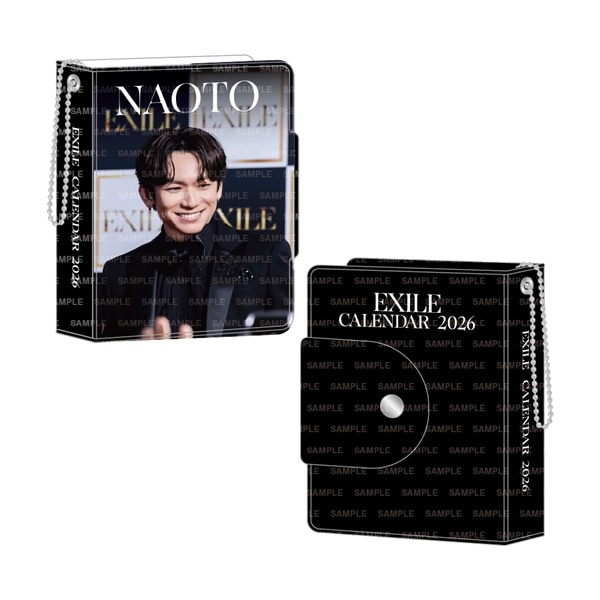 EXILE 2026 カレンダー ミニフォトカードホルダー&フォトカードセット 詳細画像