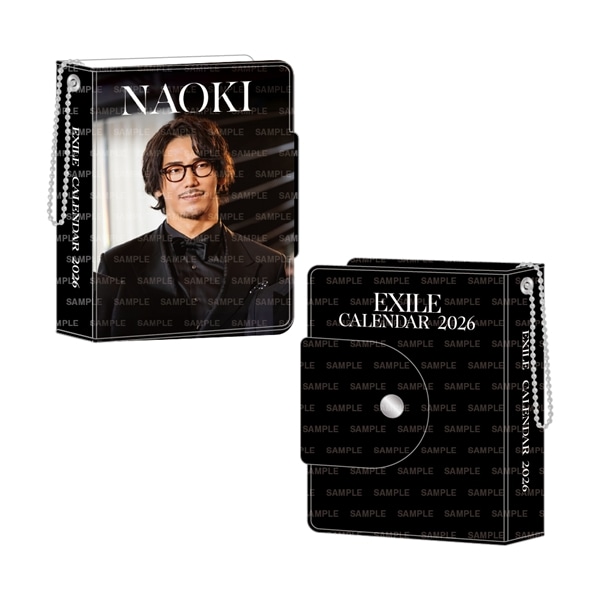 EXILE 2026 カレンダー ミニフォトカードホルダー&フォトカードセット 詳細画像