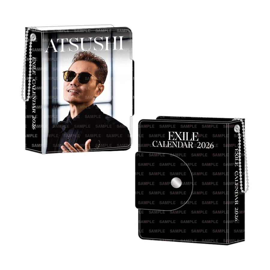EXILE 2026 カレンダー ミニフォトカードホルダー&フォトカードセット 詳細画像 EXILE ATSUSHI 1