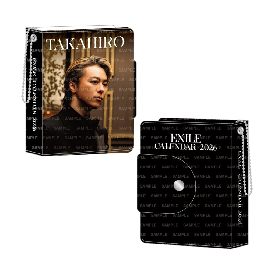 EXILE 2026 カレンダー ミニフォトカードホルダー&フォトカードセット 詳細画像 EXILE TAKAHIRO 1