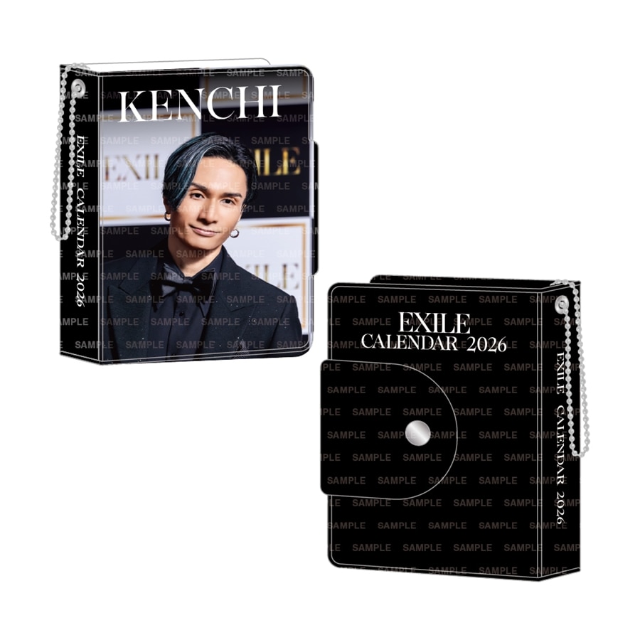 EXILE 2026 カレンダー ミニフォトカードホルダー&フォトカードセット 詳細画像 橘ケンチ 1