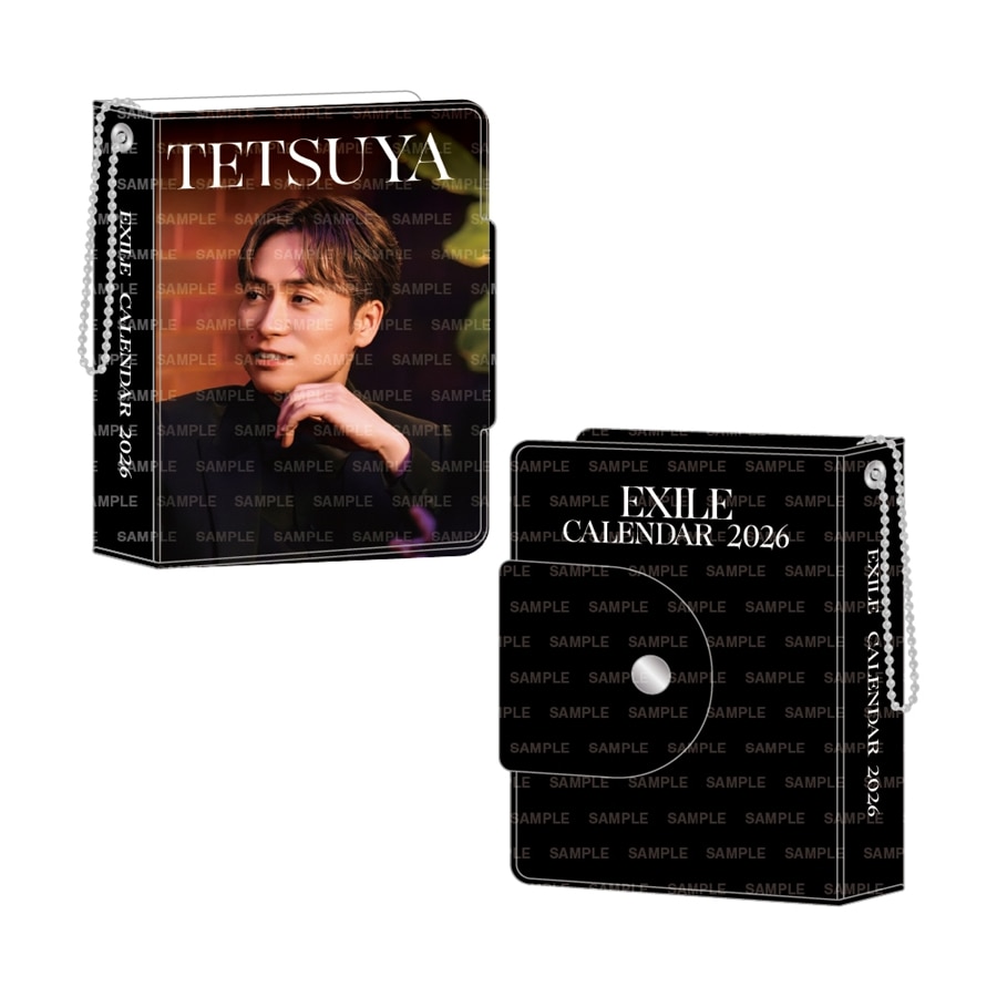 EXILE 2026 カレンダー ミニフォトカードホルダー&フォトカードセット 詳細画像 EXILE TETSUYA 1