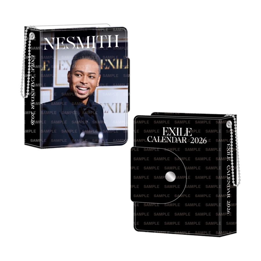 EXILE 2026 カレンダー ミニフォトカードホルダー&フォトカードセット 詳細画像 EXILE NESMITH 1
